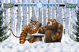 tiger vs bear siberian standoff